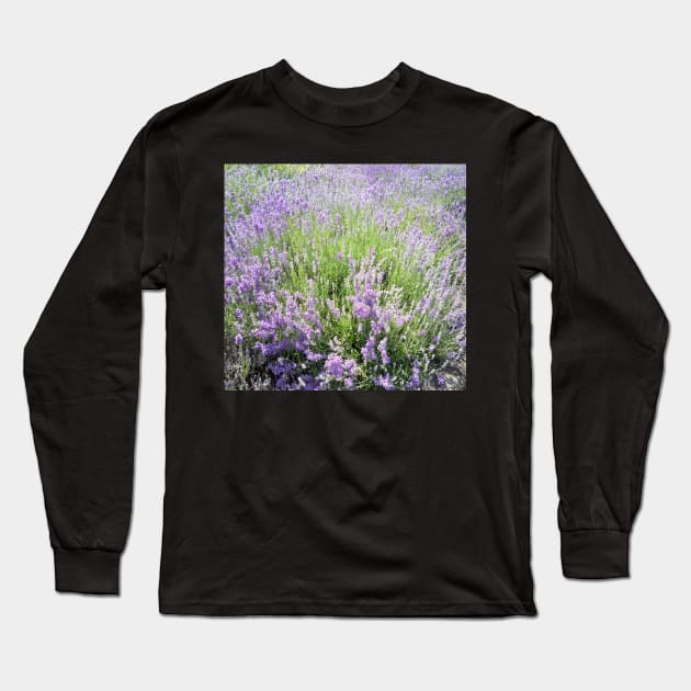 Lavender Long Sleeve T-Shirt by Jujucreation